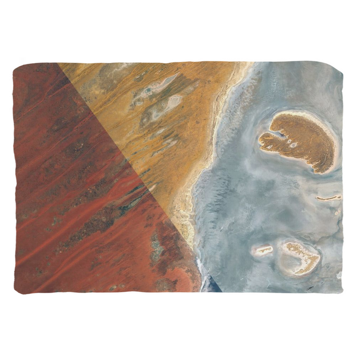 Arial Collage Throw Pillows 4