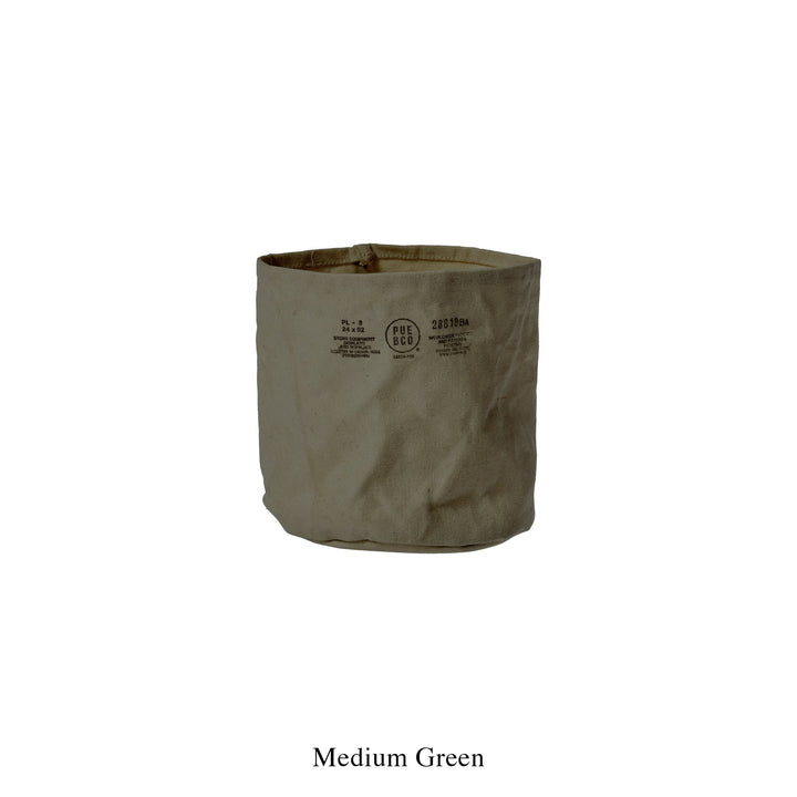 canvas pot cover medium navy blue design by puebco 3