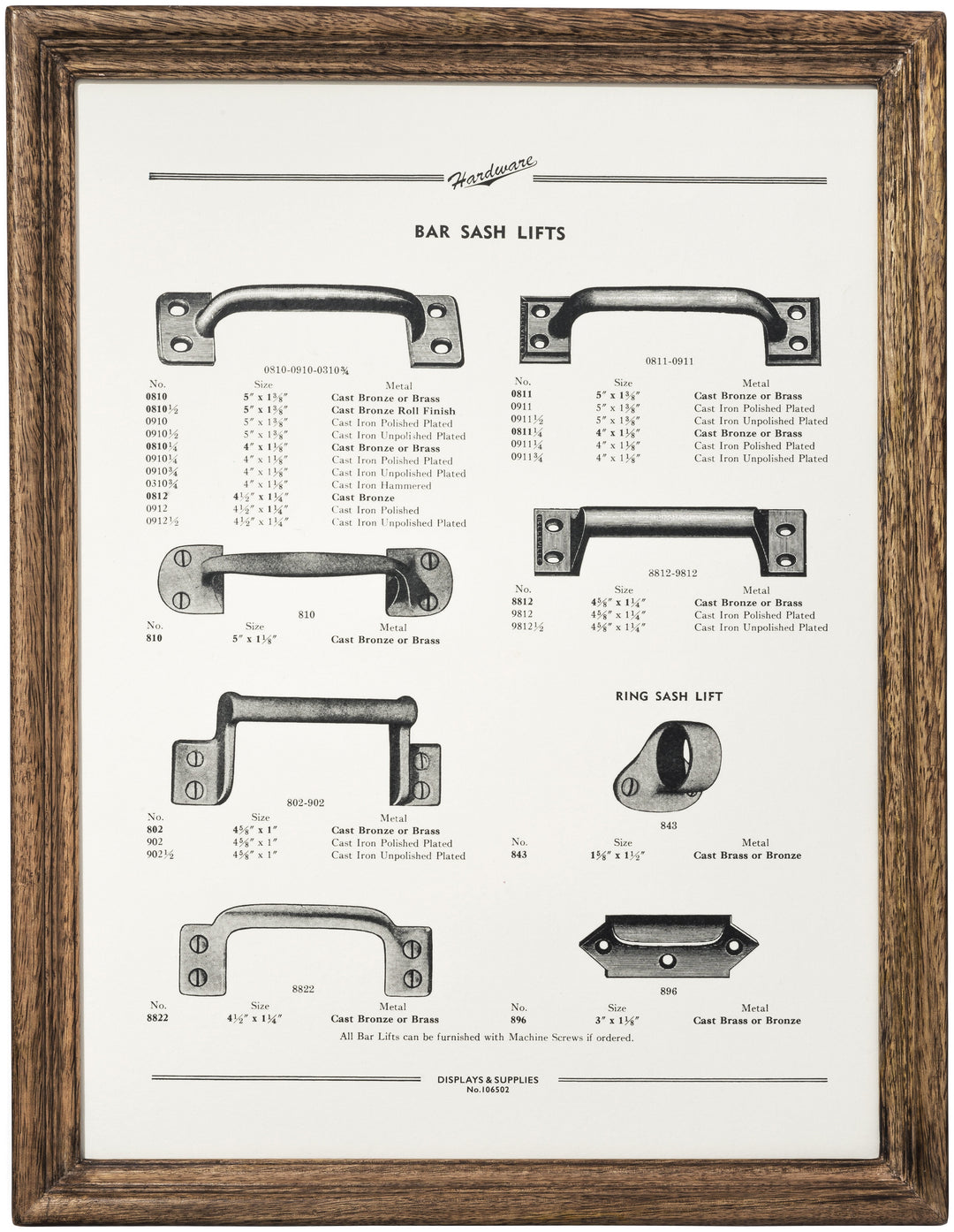 wooden natural frame wide large design by puebco 1