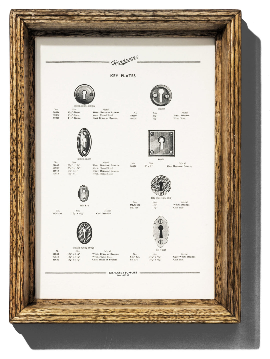wooden natural frame depth small design by puebco 1