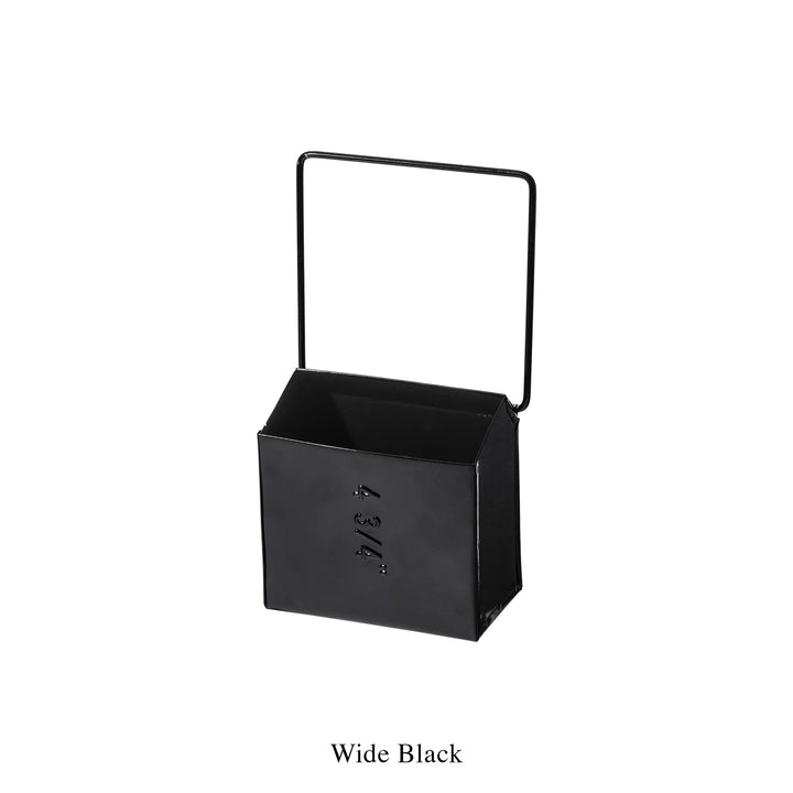 hanging tool storage box wide black design by puebco 4