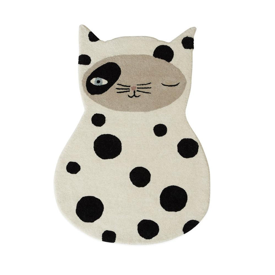 Zorro Cat Rug Offwhite Anthracite 1