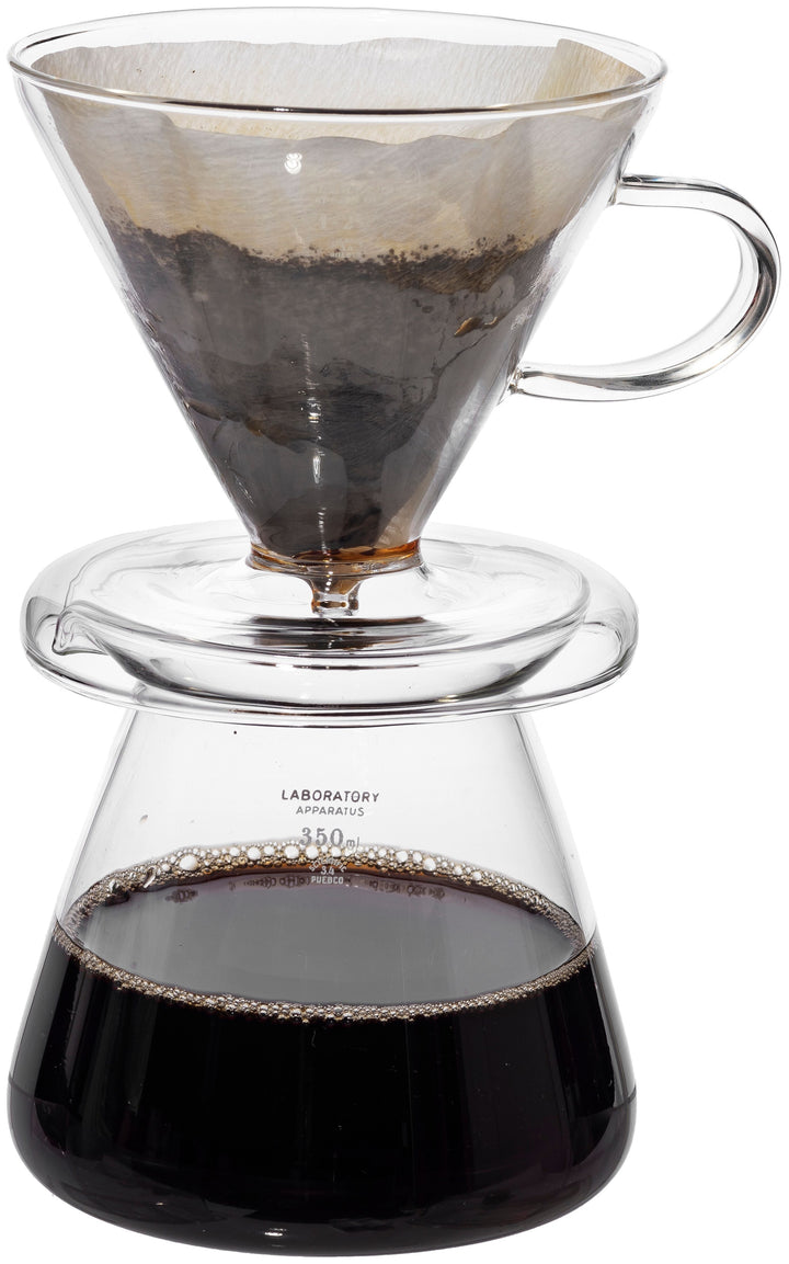 Glass Coffee Dripper Set Design By Puebco 1