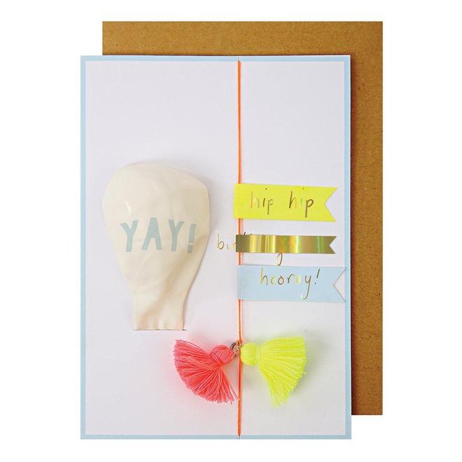 Yay Balloon Card By Meri Meri 1
