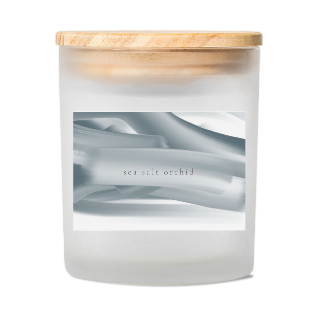 Sea Salt Orchid Scented Candle 1