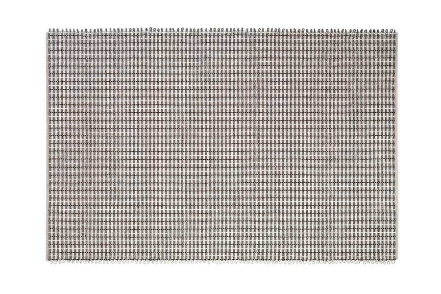 Rope Salt & Pepper Large Rug 1