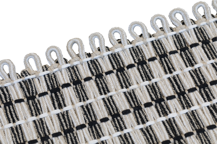 Rope Salt & Pepper Large Rug 4