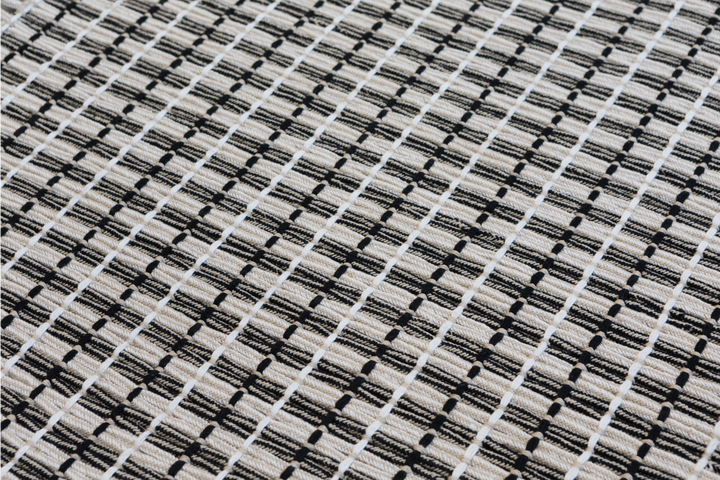 Rope Salt & Pepper Large Rug 3