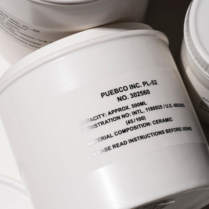 ceramic canister in large design by puebco 5