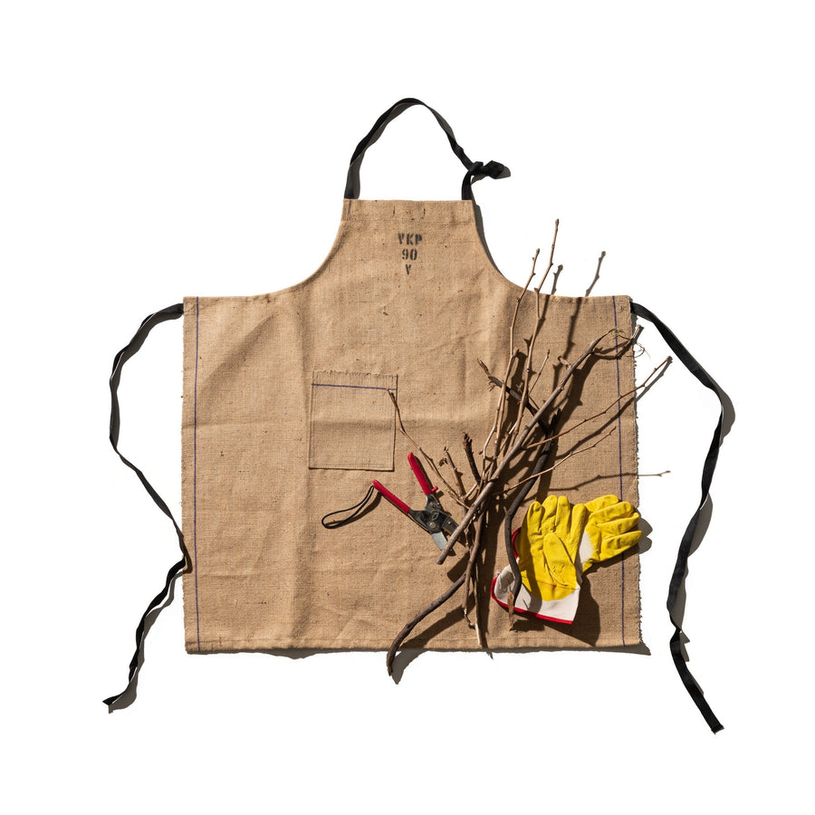 florist jute apron 1