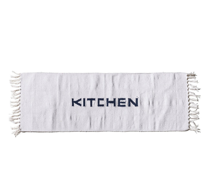 Handloomed Recycle Yarn Kitchen Mat By Puebco 303130 3