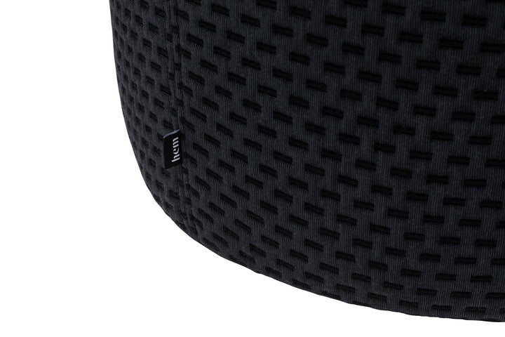 bon anthracite round pouf by hem 30508 5