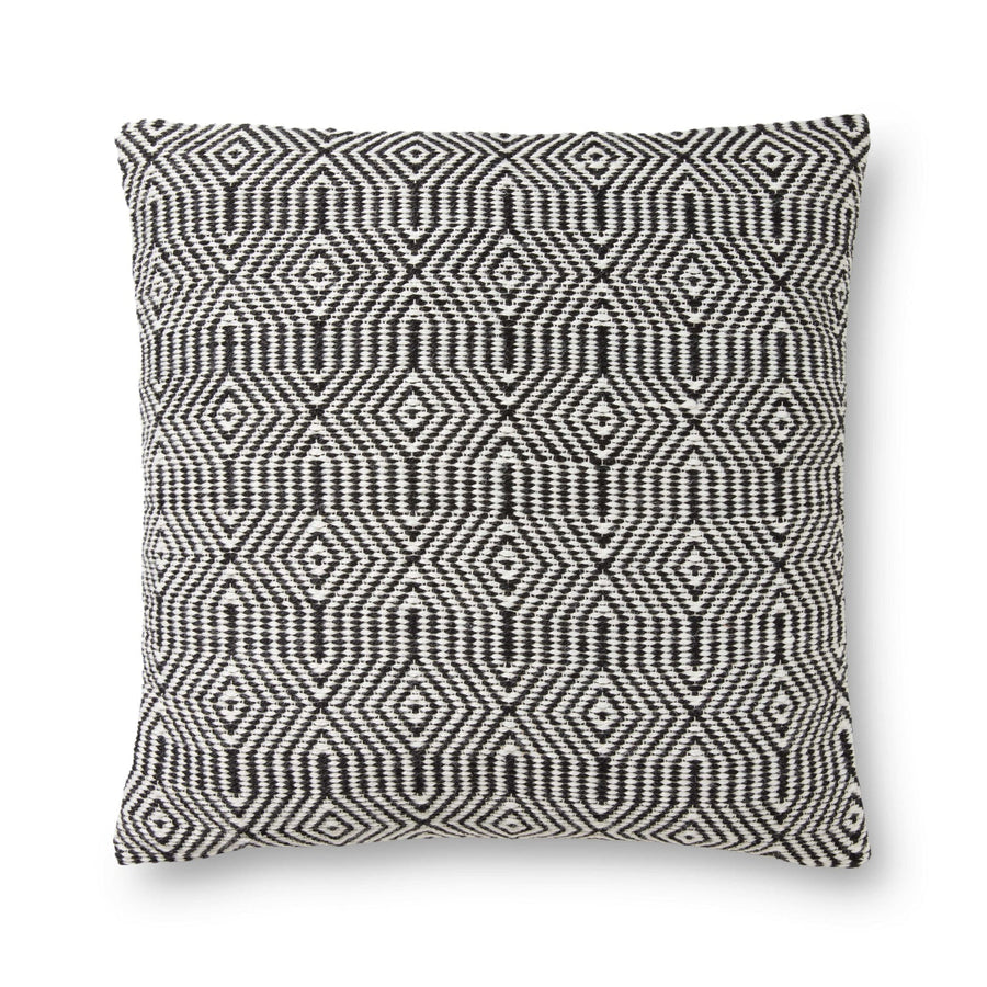Black / White Pillow Flatshot Image 1