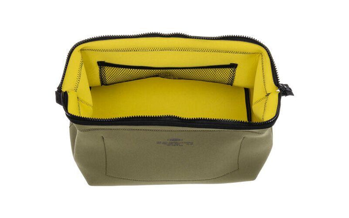 Wired Pouch Large Olive Yellow Design By Puebco 1