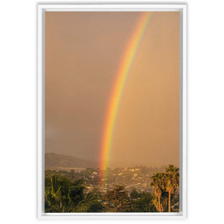 Rainbow 2 Framed Stretched Canvas 3