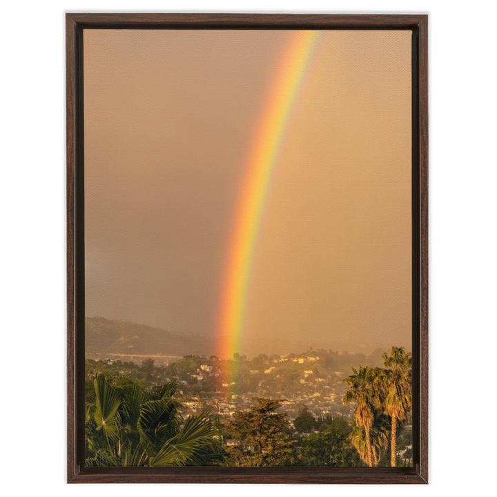 Rainbow 2 Framed Stretched Canvas 2