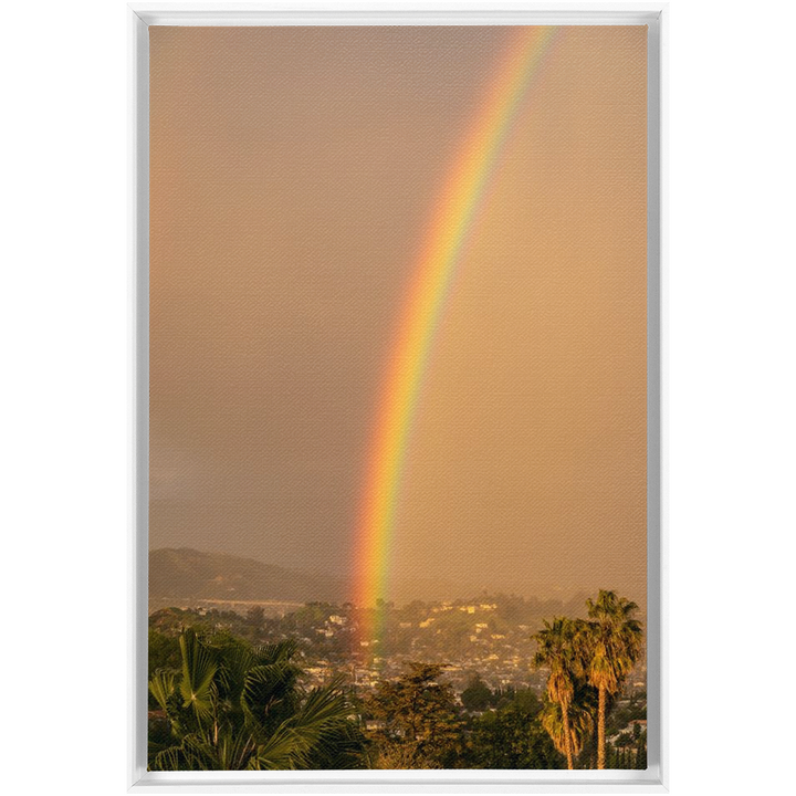 Rainbow 2 Framed Stretched Canvas 8