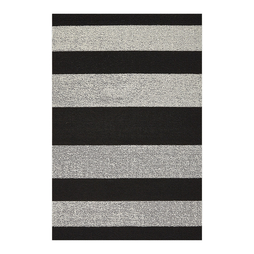 Bold Stripe Black White Shag Chilewich Chw 200126 002 1