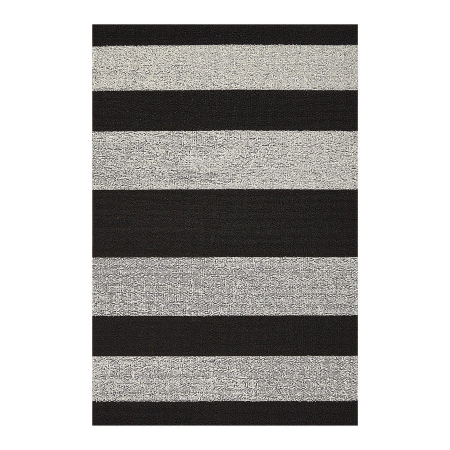 Bold Stripe Black White Shag Chilewich Chw 200126 002 1