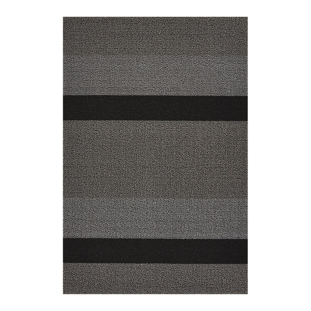 Bold Stripe Silver Black Shag Chilewich Chw 200126 004 1