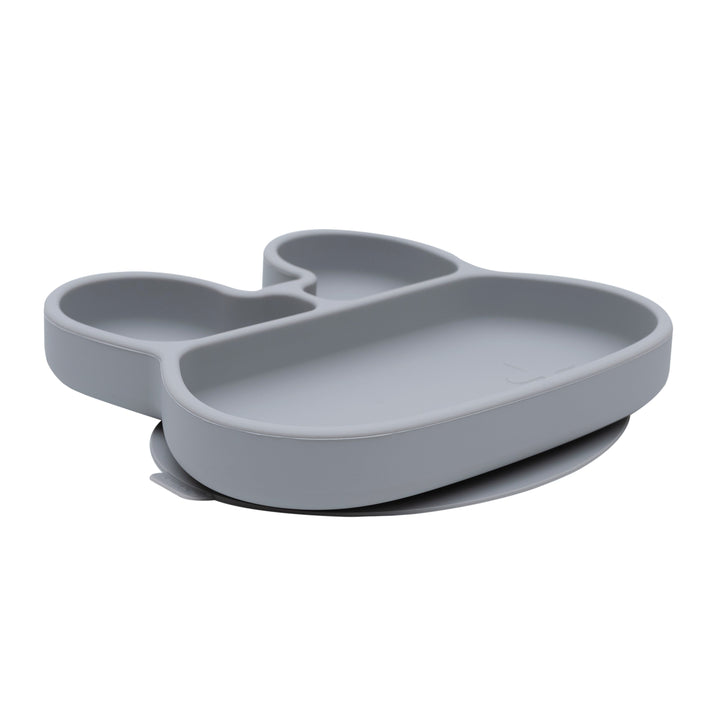 Bunny Stickie Plate Grey 2