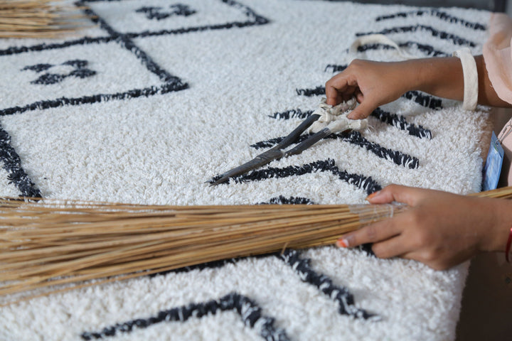 Bereber Rug in Rhombs design by Lorena Canals