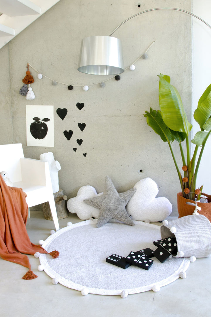 Bubbly Rug in Light Grey design by Lorena Canals