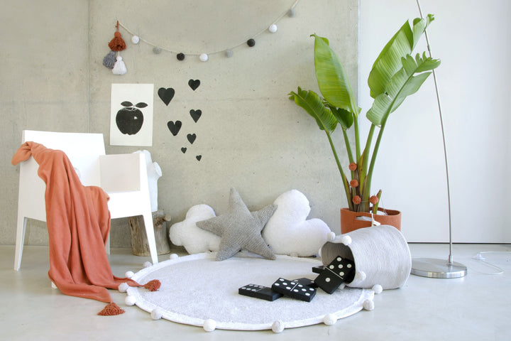 Bubbly Rug in Light Grey design by Lorena Canals