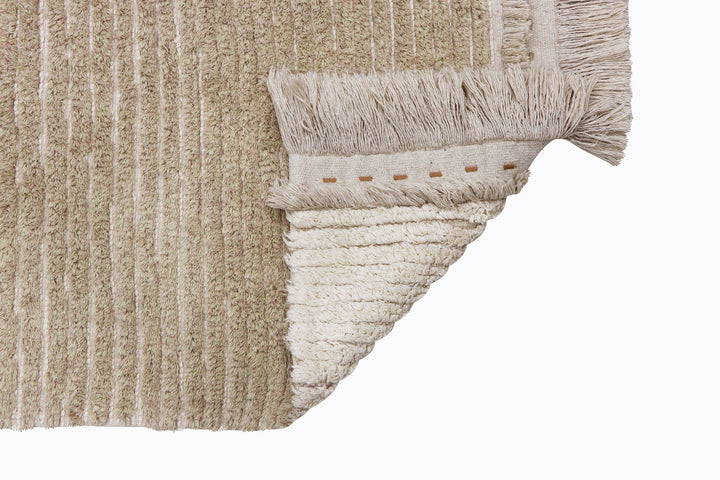 reversible duetto sage washable rug by lorena canals c duet sge l 11