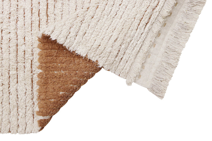 reversible duetto toffee washable rug by lorena canals c duet tof r 3