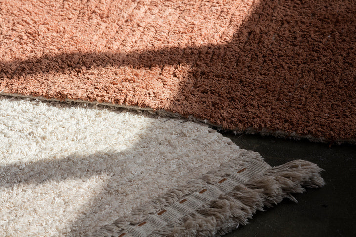 reversible duetto toffee washable rug by lorena canals c duet tof r 6