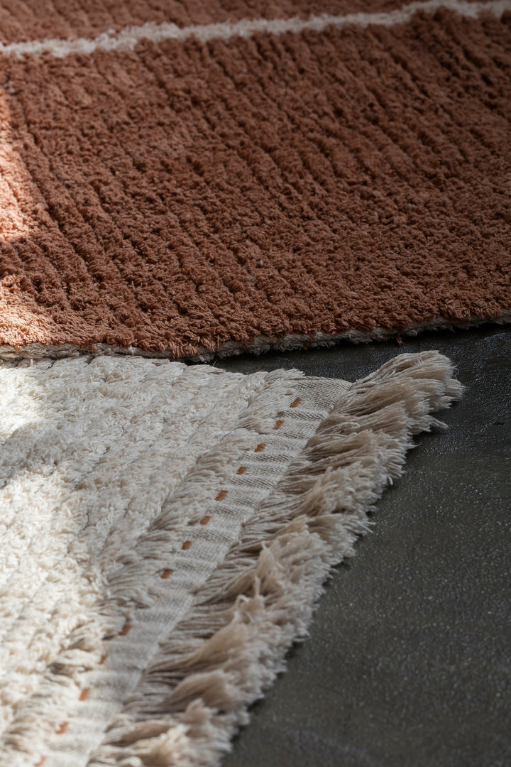 reversible duetto toffee washable rug by lorena canals c duet tof r 7