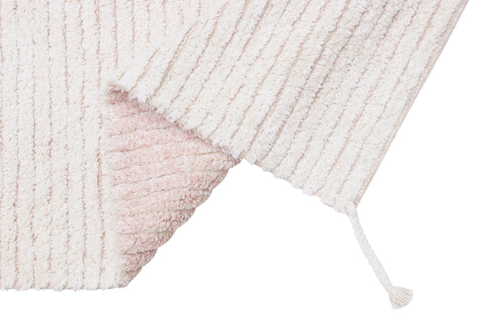 reversible gelato pink washable rug by lorena canals c gela pk s 8