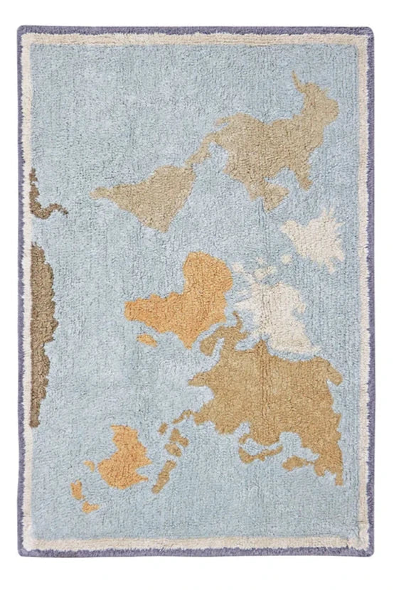 Mini Worldmap Washable Rug Lorena Canals C Mi Wmap 1