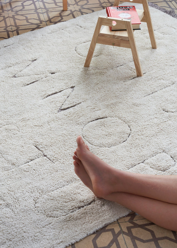 rugcycled abc washable rug by lorena canals c ruc abc xs 29