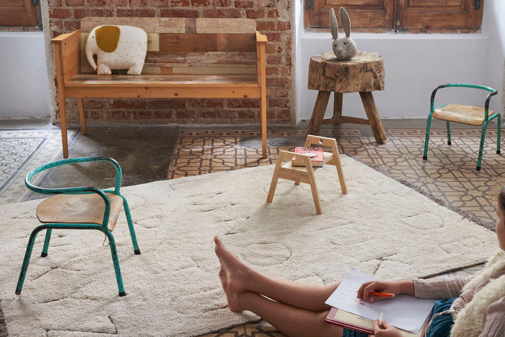 rugcycled abc washable rug by lorena canals c ruc abc xs 30