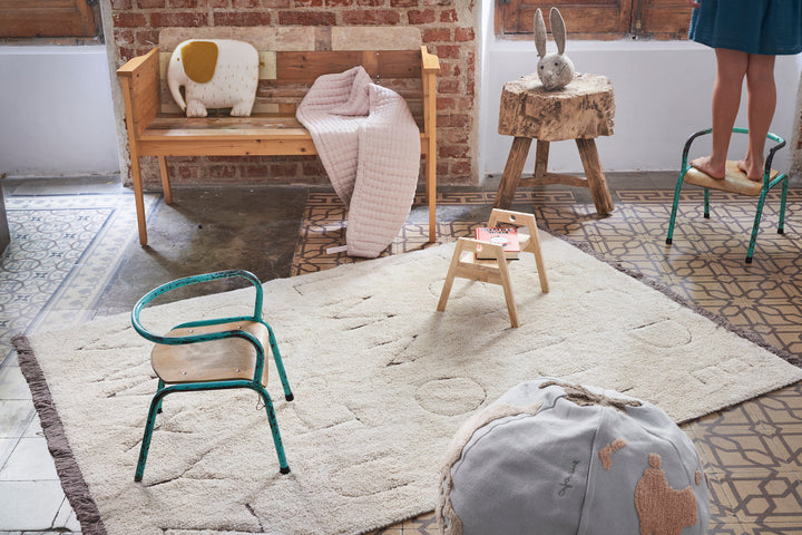 rugcycled abc washable rug by lorena canals c ruc abc xs 31