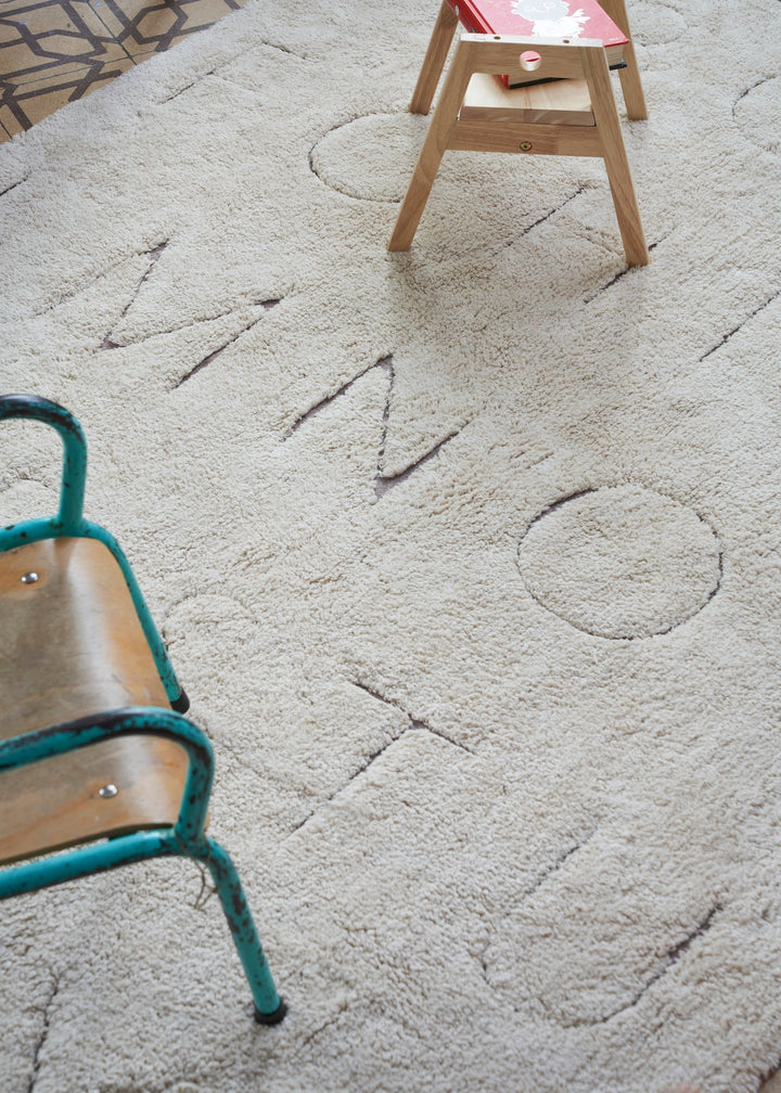rugcycled abc washable rug by lorena canals c ruc abc xs 27