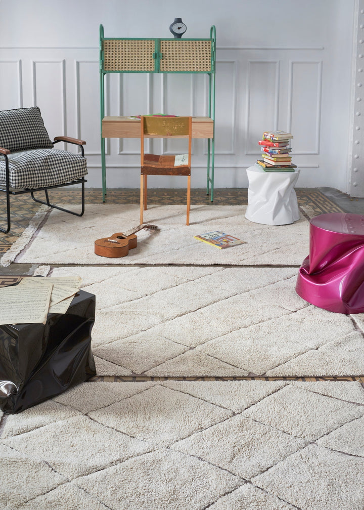 rugcycled bereber washable rug by lorena canals c ruc ber xs 26