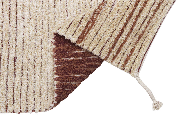 reversible twin toffee washable rug by lorena canals c twin tof xs 3