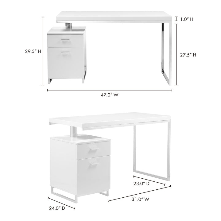 Martos Desk White 6