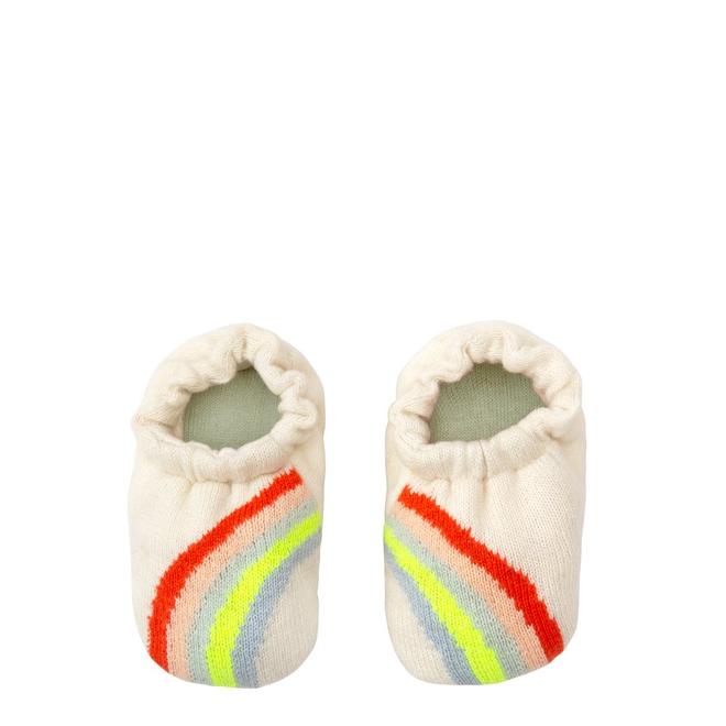 Rainbow Baby Booties By Meri Meri 1