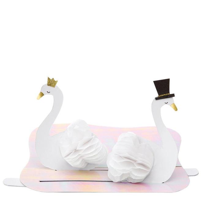 Swan Wedding Interactive Card By Meri Meri 1