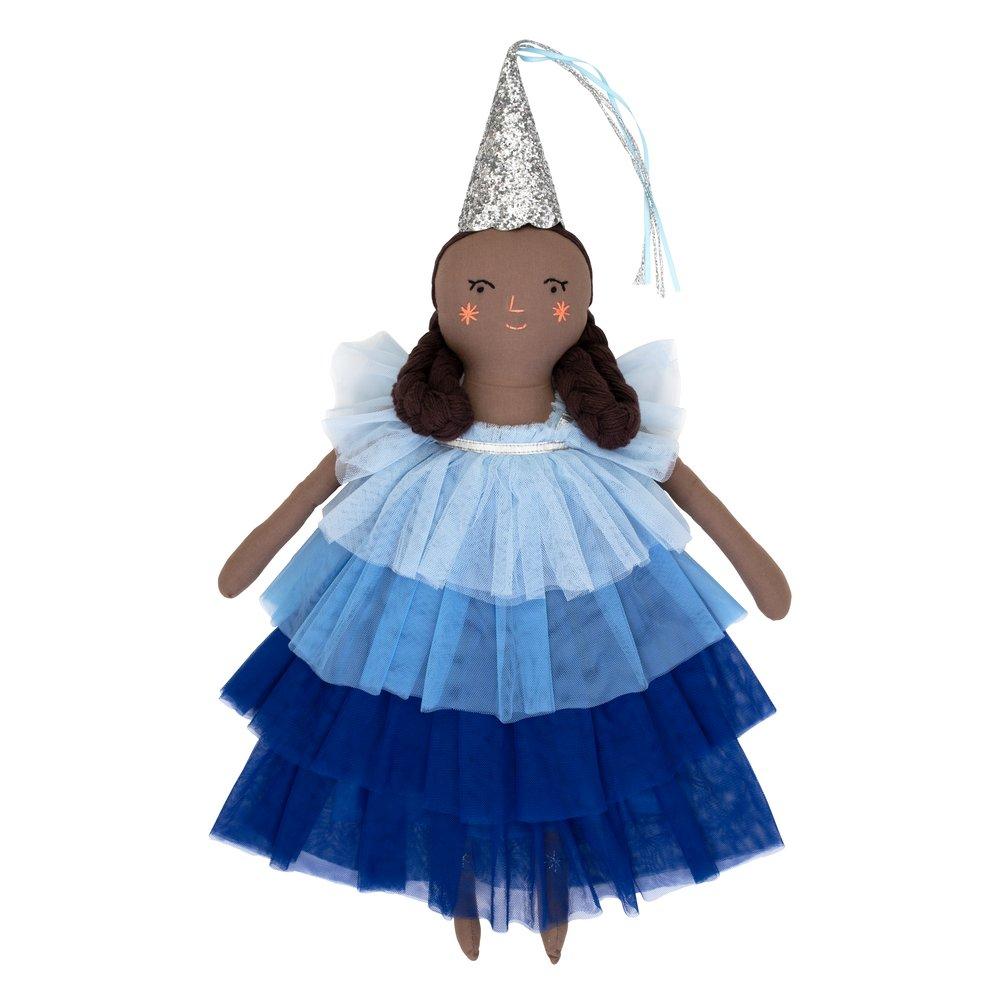 Blue Ruffle Princess Doll By Meri Meri 1
