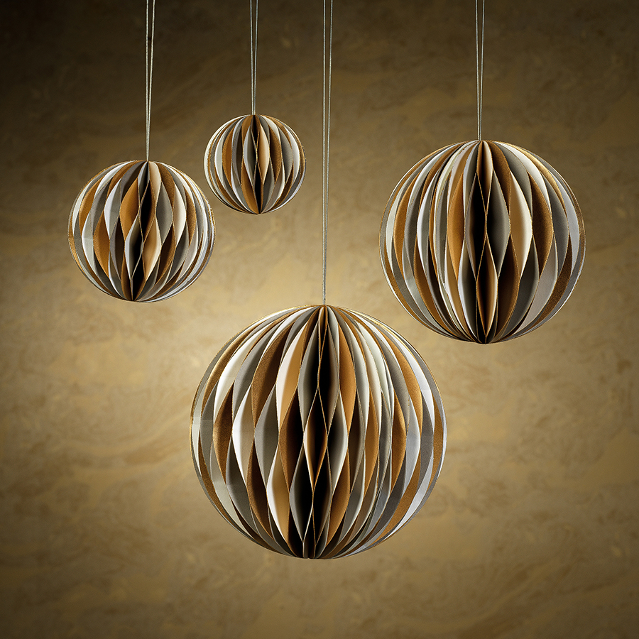 wish paper deco 9 ball ornament gld gry wht in 7081 2