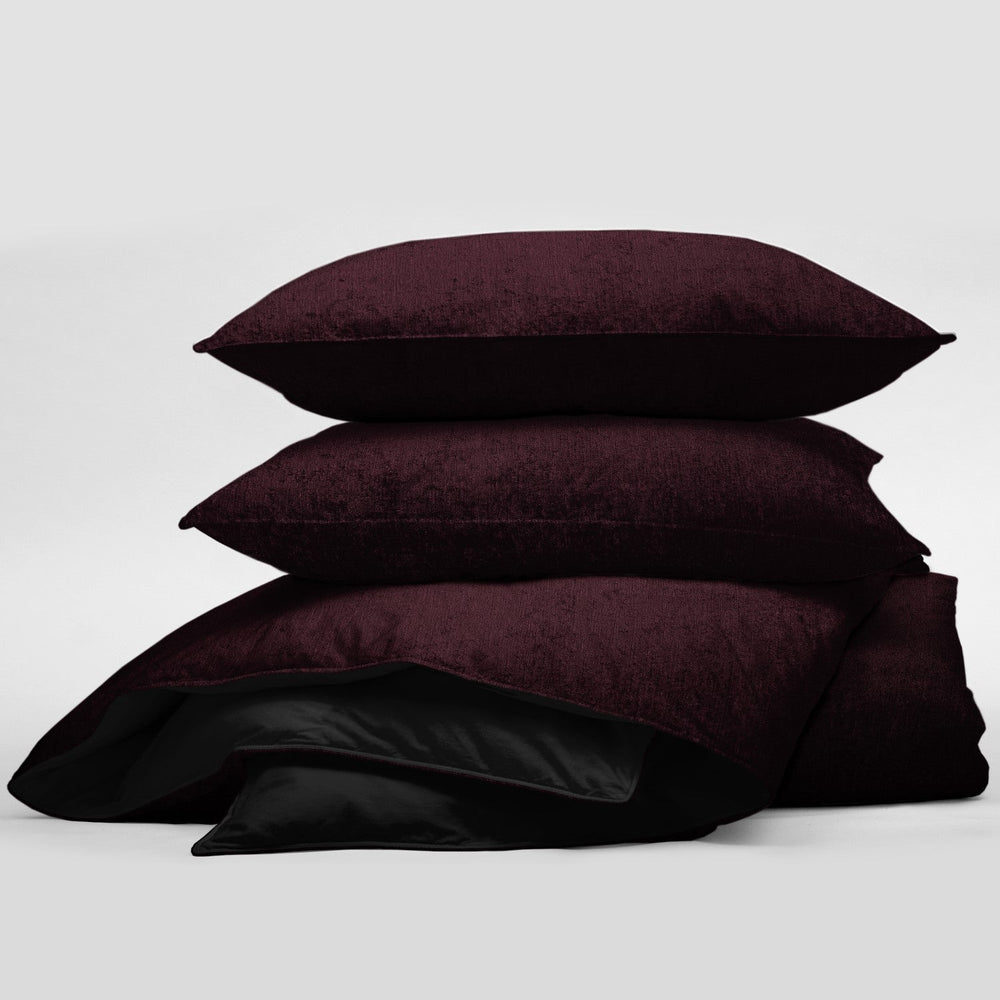 Juno Velvet Bordeaux Bedding 3