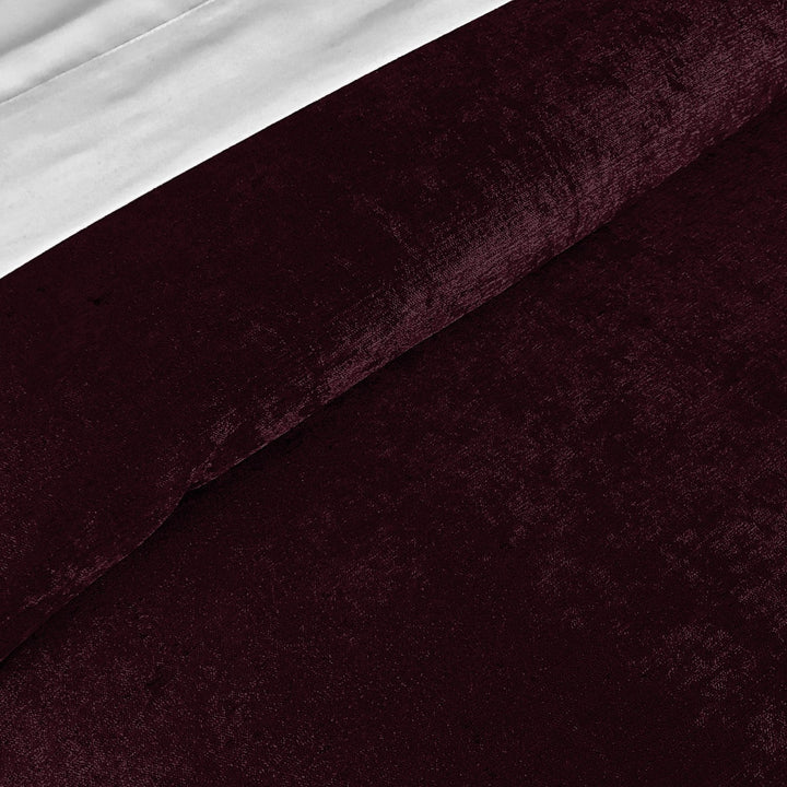 Juno Velvet Bordeaux Bedding 1