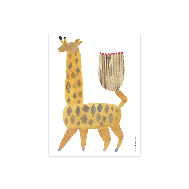 Poster Noah Giraffe Multi By Oyoy 1
