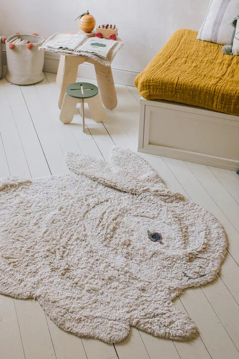 Bunny Animal Washable Rug 3