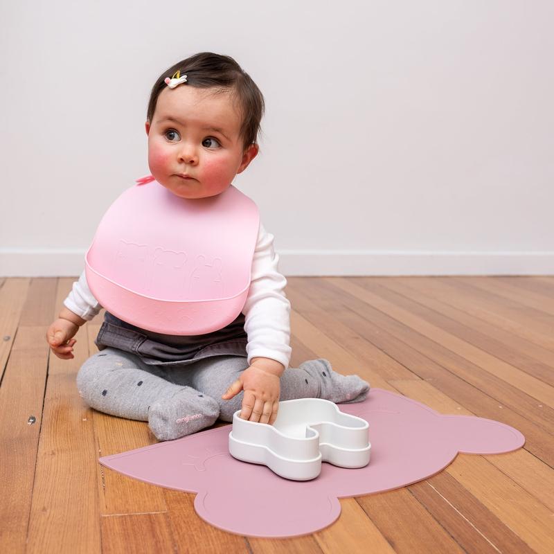 Catchie Bib Dusty Rose Powder Pink By We Might Be Tiny 5